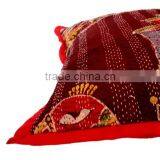 RTHCC-19 Kantha Stitching Latest Bengali Cushion Covers Home Furnishing Manufacturer and Exporter thumbnail-4