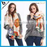 Printed Hot Selling 2015 Winter Blanket Oversize Viscose Stole Scarves thumbnail-1