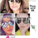 Latest Personality Fashion Sunglasses, Dazzle Colour Sun Glasses for Women thumbnail-1
