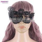 Mesh Crown Chain Christmas Black Lace Sale Party Mask For Women thumbnail-3