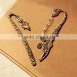 2016 IN STOCK Wholesale Retro Beaded Bow Butterfly Knot Mermaid Carved Personalized Retro Metal Bookmarks Quality Choice thumbnail-1