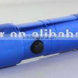 8 LED and 1pc Laser Aluminum Flashlight