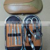 MRT-055 8pcs PU bag stainless steel fashion manicure set