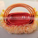 Business Gift Use and Basket Product Type Wicker Flower Basket thumbnail-5