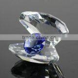 Pink Crystal Shell With Pearl for Wedding Favors, Valentine's Day Gift thumbnail-2