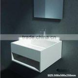 Popular OEM Bathroom Solid Surface Wash Basin, Stone Resin Wash Basin,Artificial Stone Washing Basin thumbnail-4