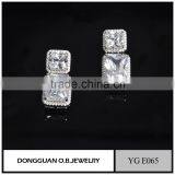 Small Quantity Order Zircon Earring Fashion Fancy Stud Earring thumbnail-4