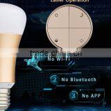 2016 new wholesale wireless cute Dimmer Light eco-friendly maintenance-free light V3 gold/silver/white color multicolor