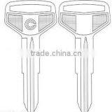 Nickel Silver Key Blank thumbnail-1