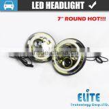 7 Inch Round Led Headlight 12v 24v for Car or Motor Meet E-mark Standard thumbnail-5