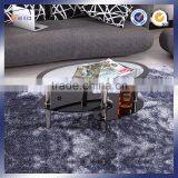 Modern Unique Tempered Glass Coffee Tables/Living Room Tea Table thumbnail-2