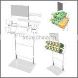 SSW-CM-125 Custom Retail Store Metal Wire Mesh Floor Display Racks China Manufacturer Direct Sales thumbnail-4