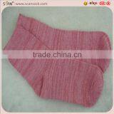 Factory Custom Good Quality Wool Red Stripe Color Dress Socks for Adult