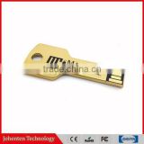 Metal usb flash drive 4gb 8gb 16gb 32gb key shaped usb stick gift