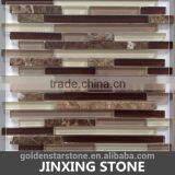 Natural Stone Mosaic and Crystal Glass Mosaic Tile (crystal Glass ) thumbnail-5