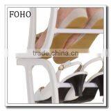 2015 Hot Sale Iron Space Saving 21 Pair Shoe Rack thumbnail-3