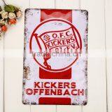 Hot Sale Advertising Embossed Dome Bowed Tin Plate Sign thumbnail-2