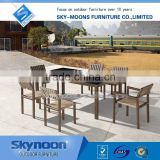 garden furniture outdoor, webbing dining set, dark brown big lots outdoor furniture(TM-01002)