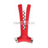 4 in 1 Wine Opener-Screwpull Corkscrew With Pour Spout, Bottle Stopper, Wine Foil Cutter thumbnail-3