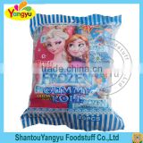 Various types of cute soft and popping long assorted fruit sour candy