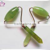 Chinese Traditional Xiuyan Jade Roller Face Massage Roller Jade Face Roller thumbnail-3