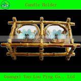 Bamboo Craft Candle Holder thumbnail-3