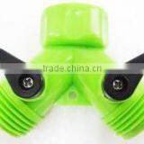 Garden 3-Way Y Hose Connector Shut Off With Valve thumbnail-5