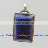 STERLING SILVER PENDANTS LAPIS LAZULI JEWELRY thumbnail-5