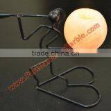 MODERN DESIGN WROUGHT IRON SALT CANDLE HOLDER & TEALIGHTS thumbnail-2