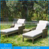 Hot Selling Rattan Wicker Sun Lounger thumbnail-2