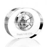 2016 3d Crystal Clock for Business Gift thumbnail-1