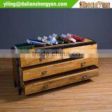 Wood&Metal Vintage 4 Drawers Chest, Cabinet thumbnail-1