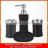 Black Coat Stainless Steel 4 In 1 Bathroom Set thumbnail-1