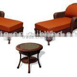Chinese Antique Furniture Cane Chaise Lounge Outdoor Chairs for Sale thumbnail-1