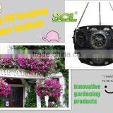 Plastic hanging basket, wedding decoration, vertical garden plastic pots,