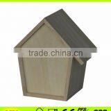 FSC Unfinished House Shape Drawer Wood Bird House thumbnail-5