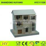 Unfinished Wooden Toy Doll House for Kids,wooden Toy DIY Dollhouse, Lovely Wooden Dollhouse Toy for Baby thumbnail-1