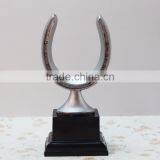 Custom Resin Silver Horseshoe U Shape Trophy thumbnail-2