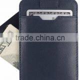 Italian Leather Ultra Thin Card Holder Slim Card Sleeve Wallet With RFID Protection thumbnail-6