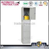 Cloth and Shoe Cabinet 3 Door Personal Small Metal Locker thumbnail-4