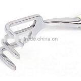 Three Teeth Mini Garden Hand Metal Rake thumbnail-4