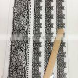 Black Embroidery Lace Rub-ons Transfer, Glitter Rub-on Transfer Sticker, Elegant Lace Transfer Sticker thumbnail-4