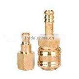 Solid Brass EU Standard Quick Hose Connector 1/2" 5/8" 3/4" Hose Regular High Quality Big Quantity Brass Hose Quick Connector thumbnail-1