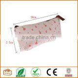Flower Floral Pencil Pen Case Cosmetic Makeup Bag Off-White thumbnail-2