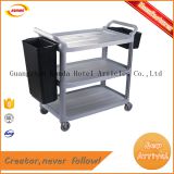 China produce cheap price best quality plastic three layer trolley Q-059