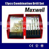 17pcs Combination Drill Set