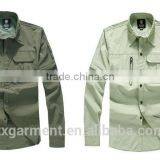 ZX Wholesale Fishing Shirts/Tournament Fishing Shirts/Vented Fishing Shirts/mens Long Sleeve Shirts In Custom Design thumbnail-1