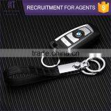 New Fashion Luxury Real Crocodile Skin Leather Key Ring Holder Top Selling Popular Custom Logo Car Key Chain thumbnail-2