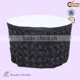 Round Rosette Banquet Table Skirting for Wedding