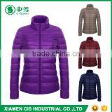 2017 New Product Comfy Windproof Women Winter Ultra Light Down Jacket thumbnail-1